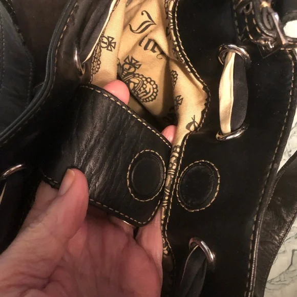 Juicy Couture Black Satchel Bag - Picture 7 of 16